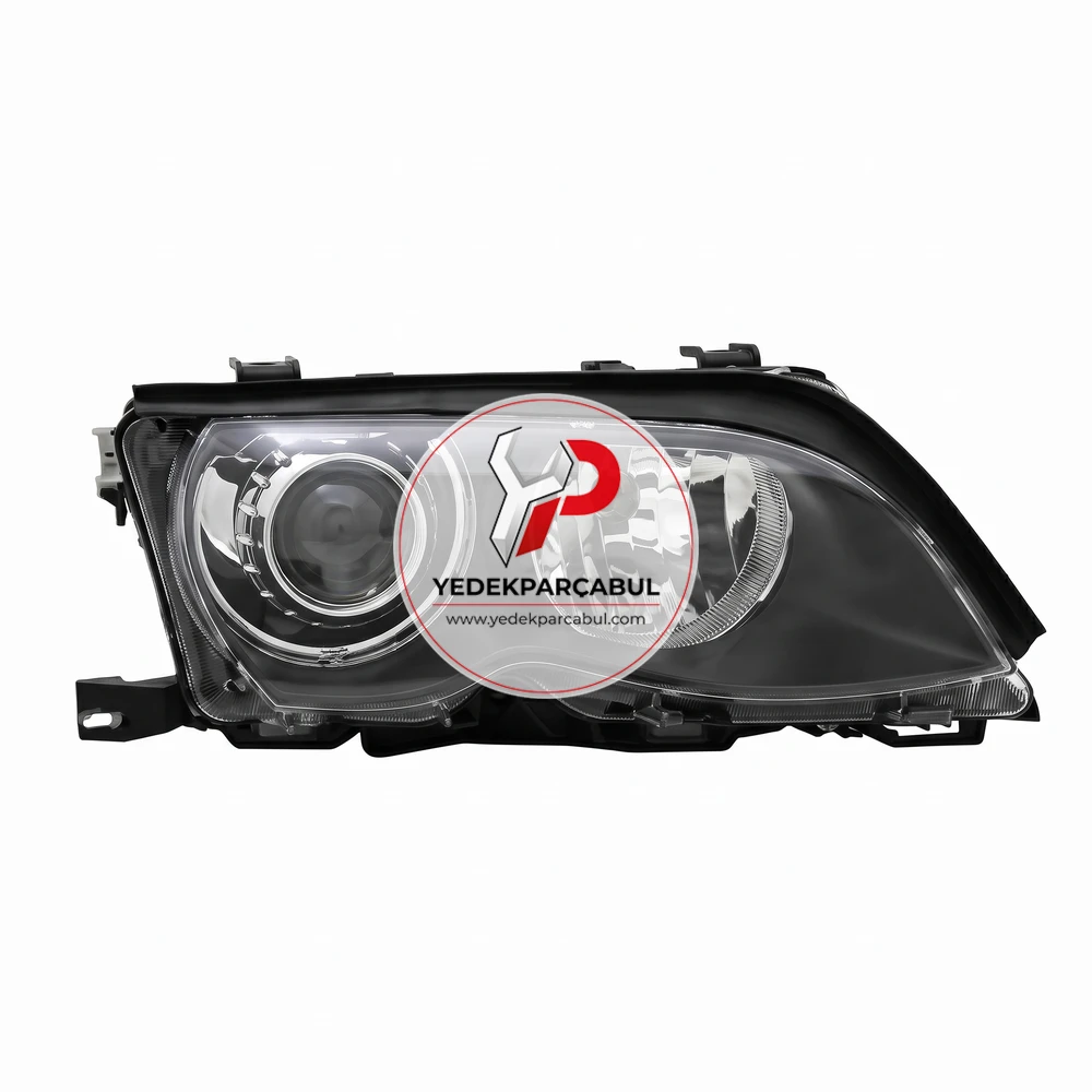 TYC Ön Far Elektrik Motorlu Xenon Siyah Sağ