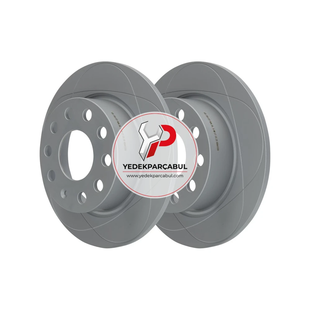 ATE Arka Fren Diski Çizgili 253x10 mm
