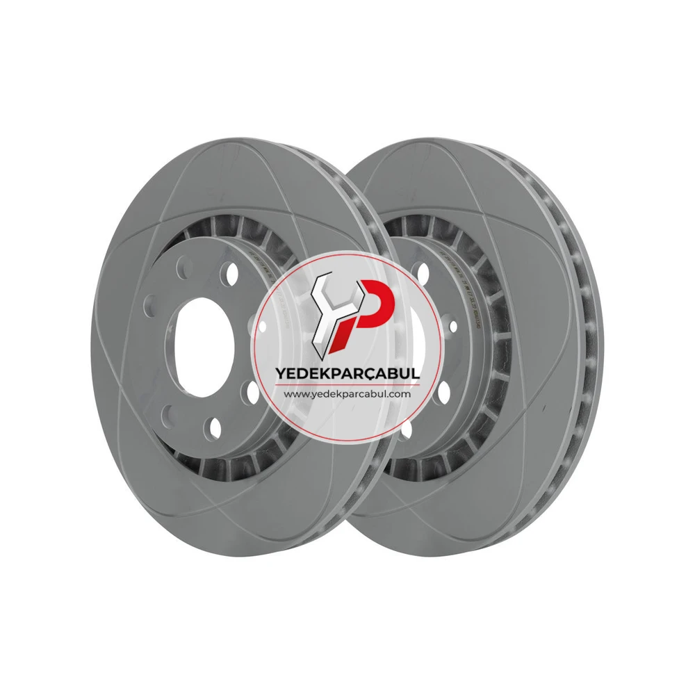 ATE Ön Fren Diski Çizgili Havalı Boyalı 256×24 mm
