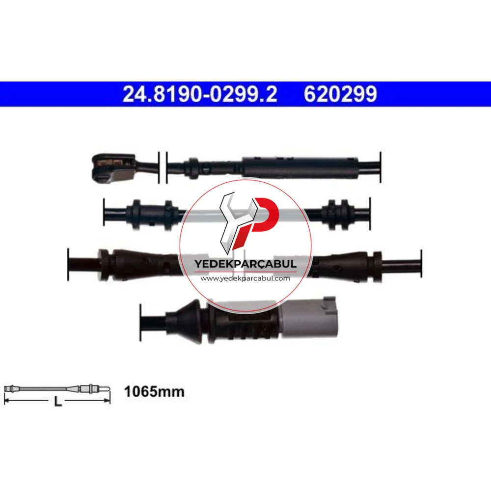 ATE Fren Balata Fişi Arka 1065 mm