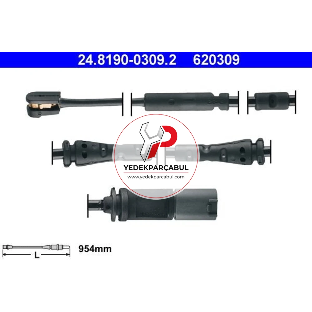 ATE Fren Balata Fişi Ön 954 mm