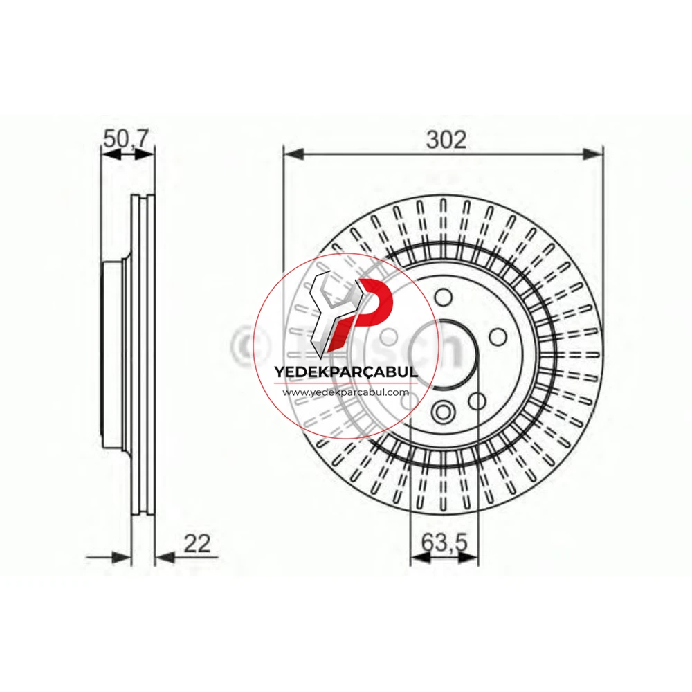 Bosch Arka Fren Aynası