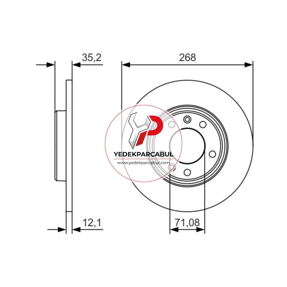 Bosch Arka Fren Aynası