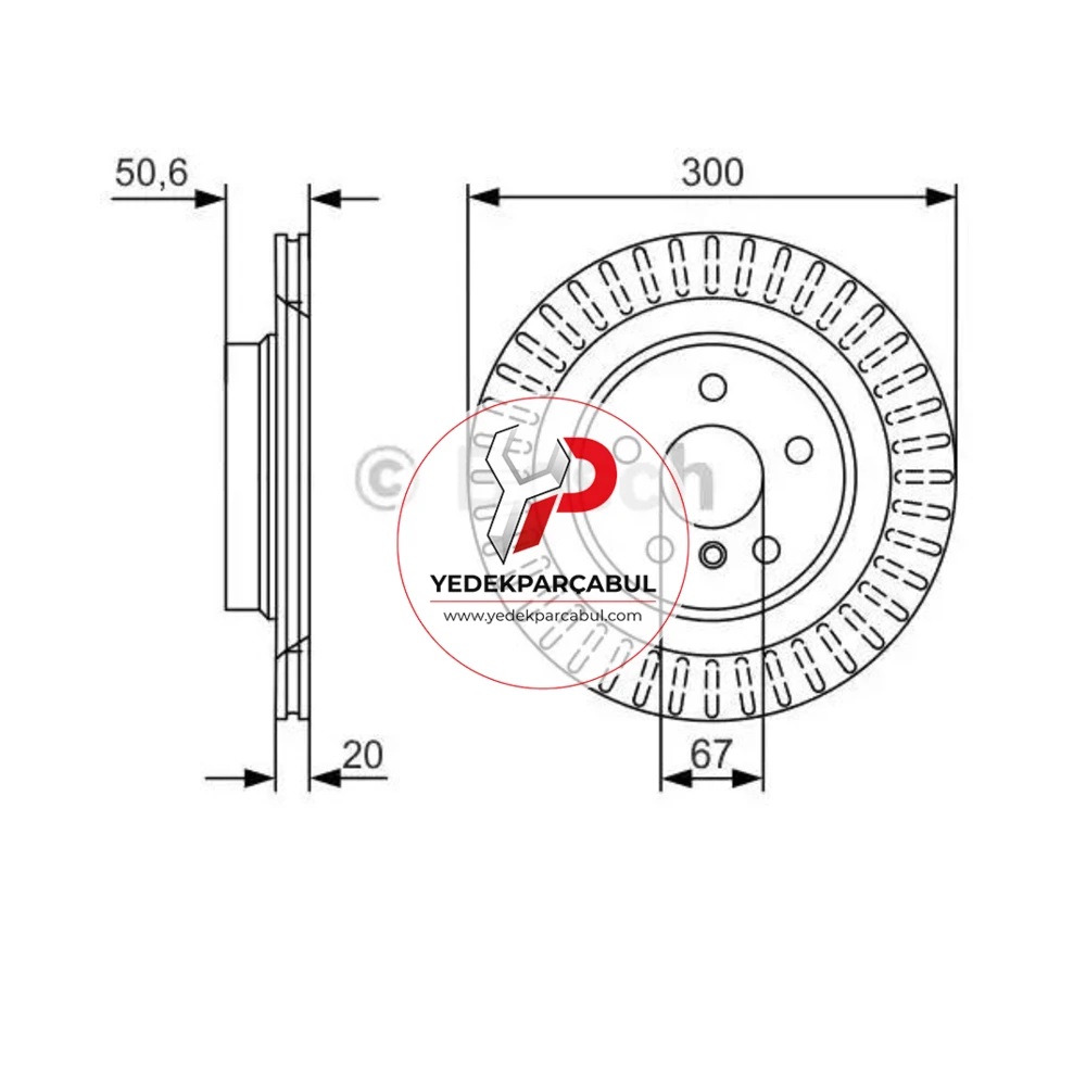 Bosch Fren Diski Arka