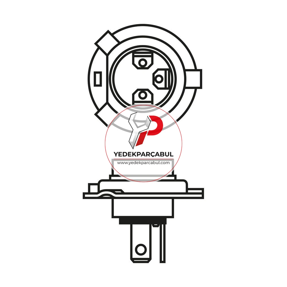 Bosch Ampul H4 Pure Light 12V 60W/55W