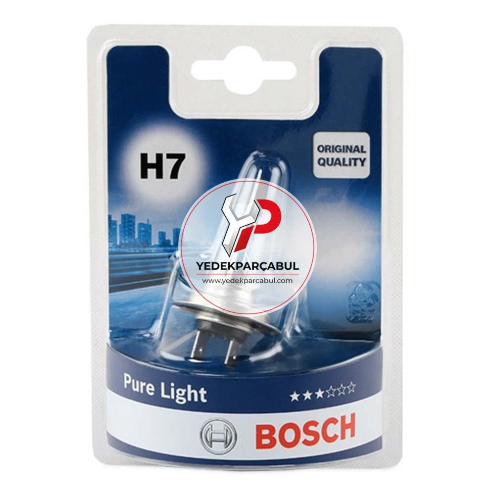 Bosch Ampul H7 Pure Light 12V 55W
