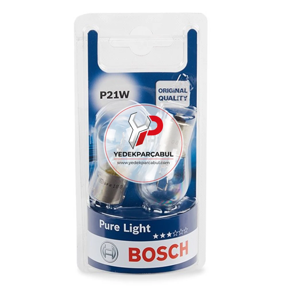 Bosch Ampul P21W Pure Light 12V 21W