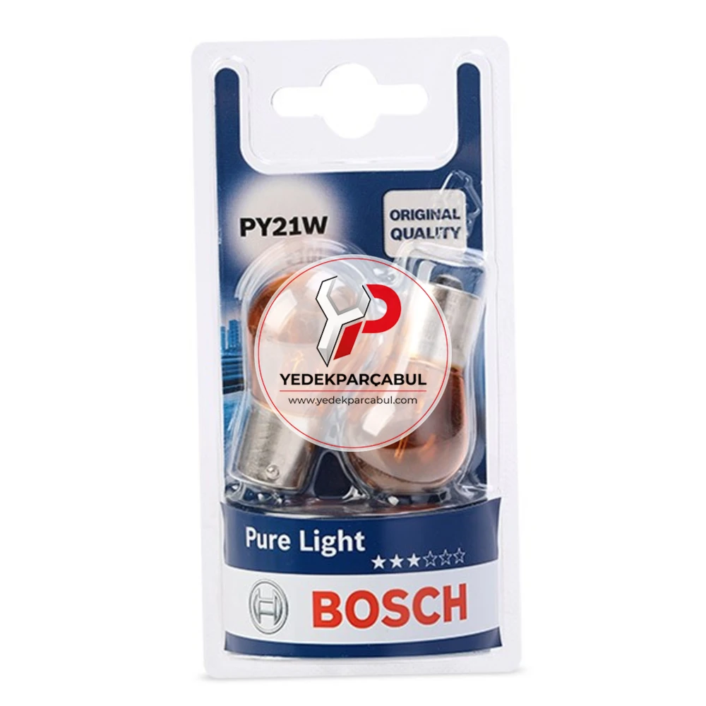 Bosch Ampul PY21W Pure Light 12V 21W