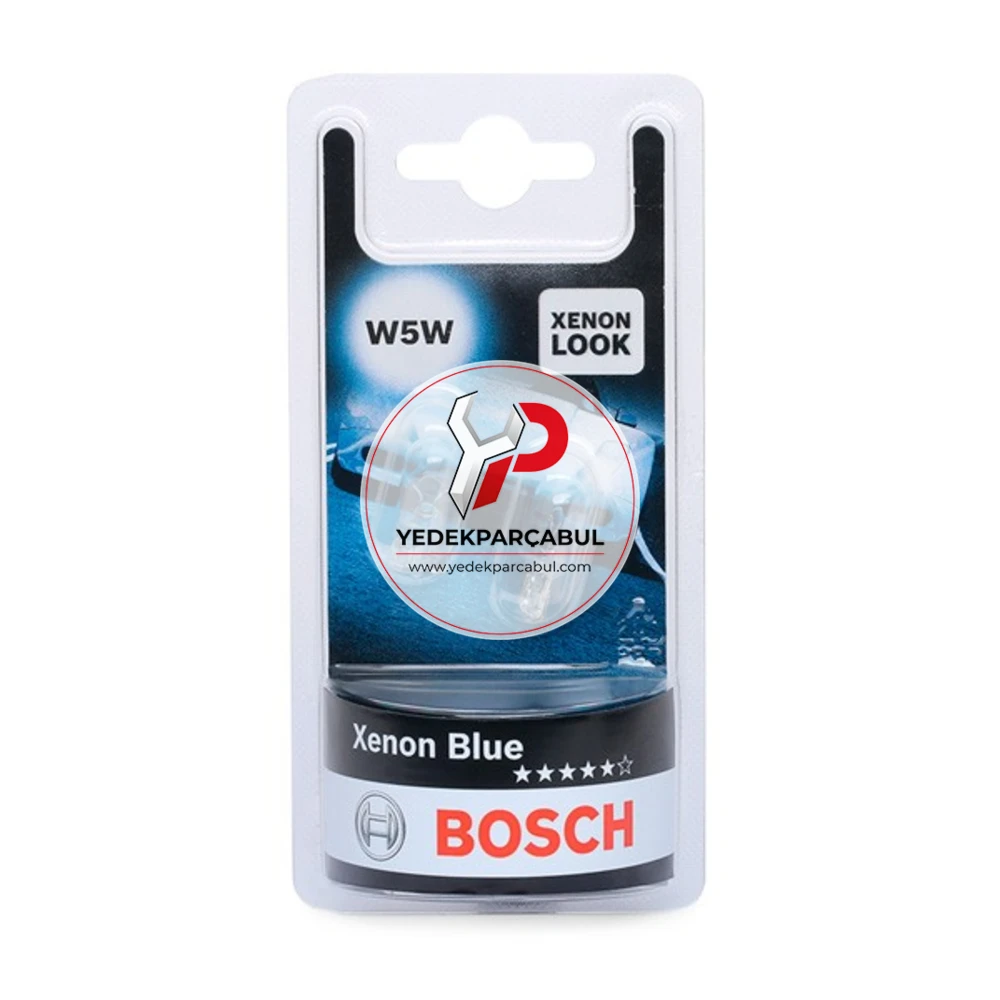 Bosch Ampul W5W Xenon Blue 12V 5W