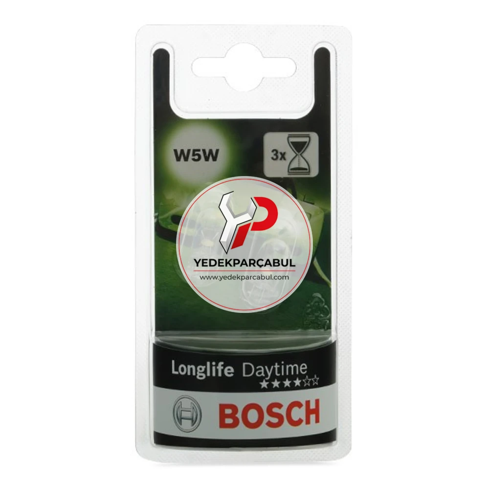 Bosch Ampul W5W Longlife Daytime 12V 5W
