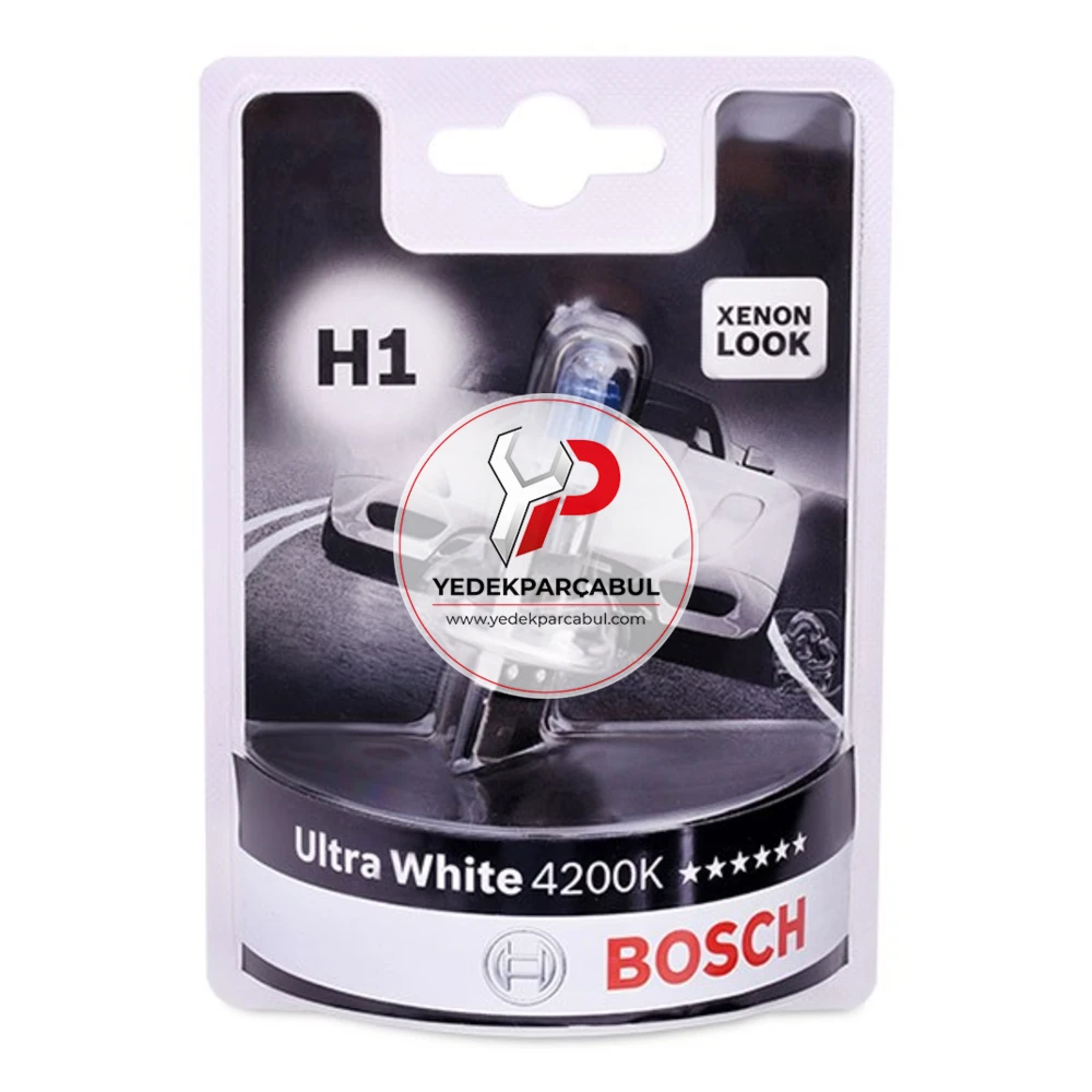 Bosch Ampul H1 Ultra White 12V 55W