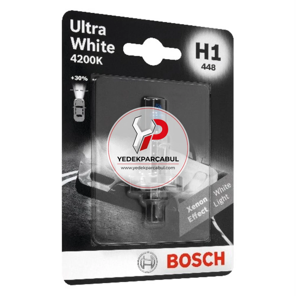 Bosch Ampul H1 Ultra White 12V 55W