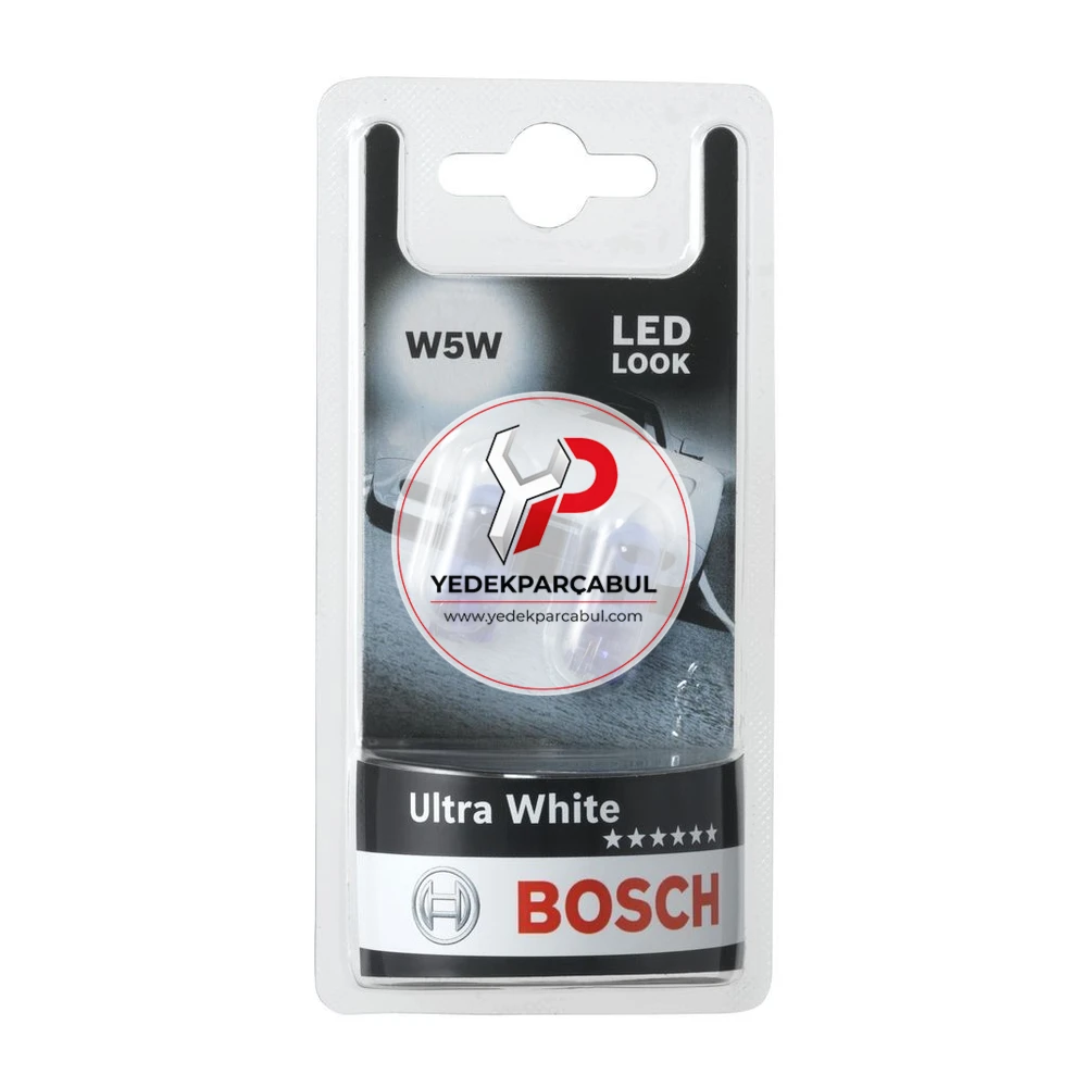 Bosch Ampul W5W Ultra White 12V 5W