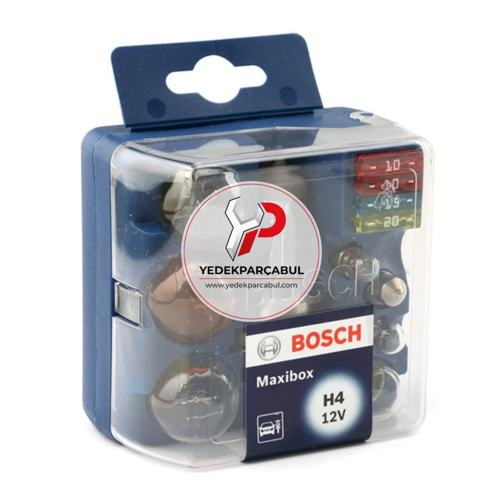 Bosch Ampul Seti H4 Maxibox 12V 60/55W
