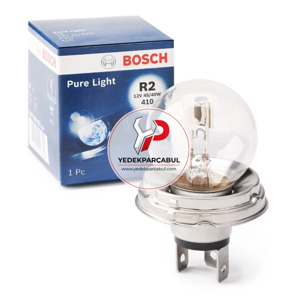Bosch Ampul R2 Pure Light 12V 45W/40W