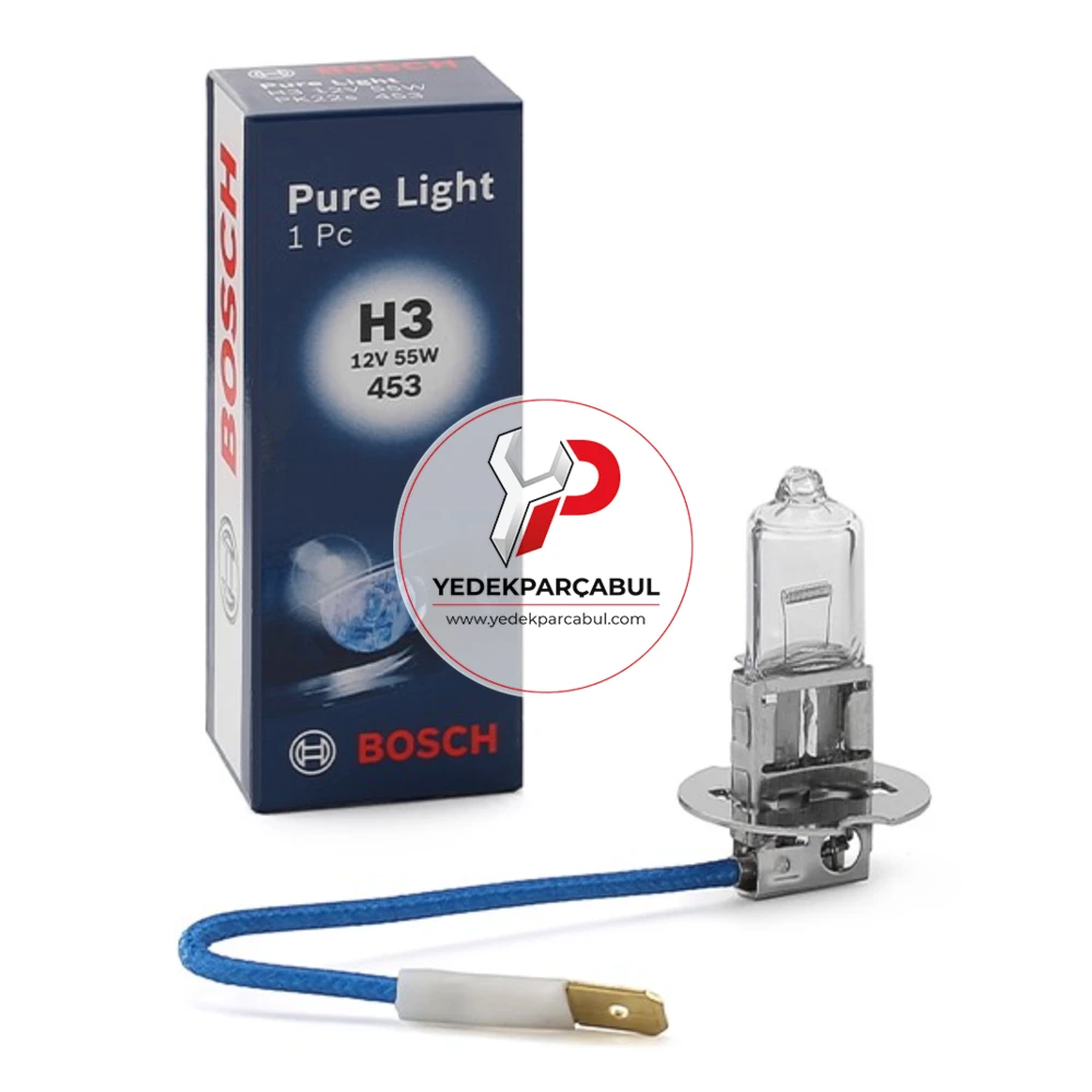 Bosch Ampul H3 Pure Light 12V 55W