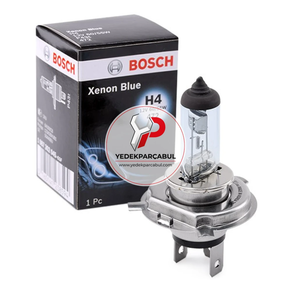 Bosch Ampul H4 Xenon Blue 12V 60W/55W