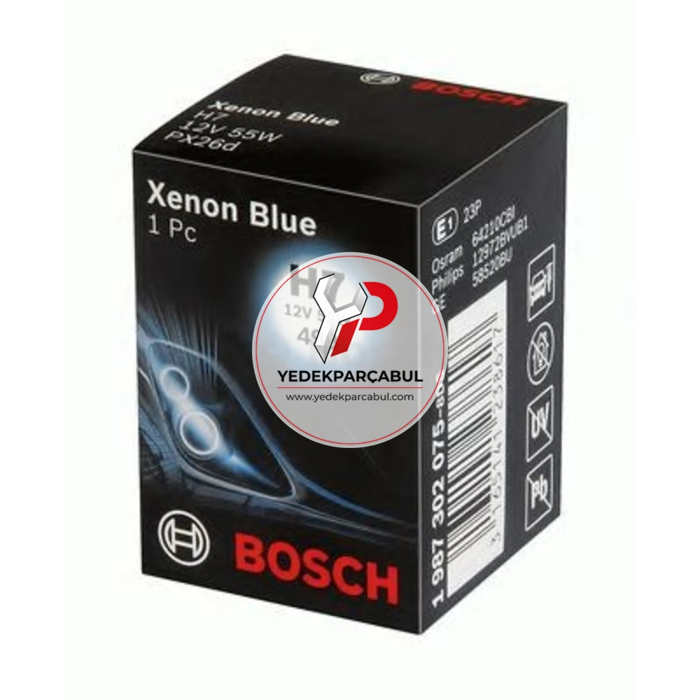 Bosch Ampul H7 Xenon Blue 12V 55W