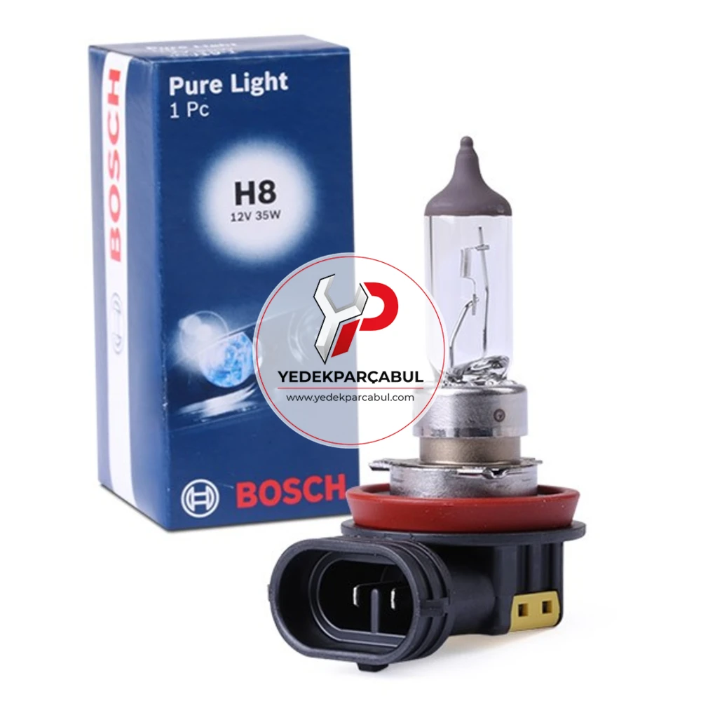 Bosch Ampul H8 Pure Light 12V 35W