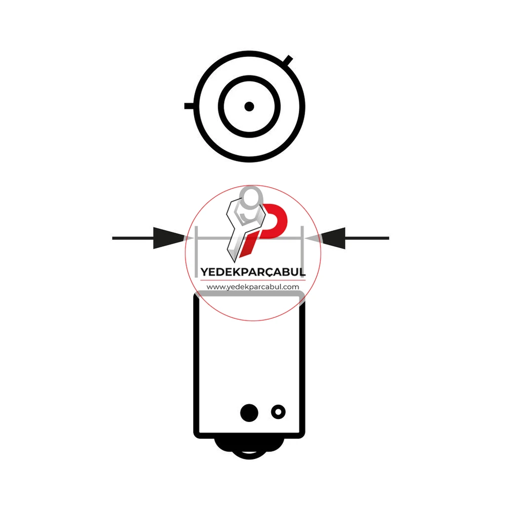 Bosch Ampul H21W Pure Light 12V 21W