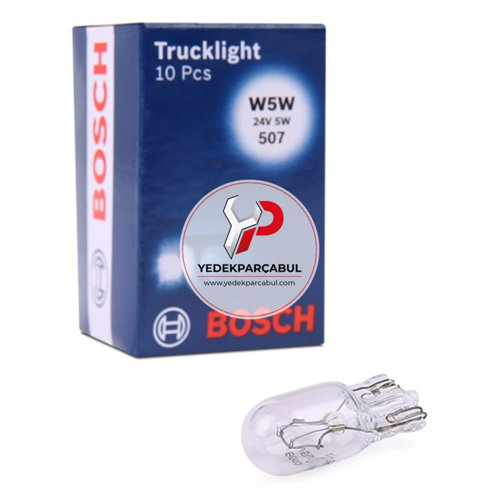 Bosch Ampul W5W Trucklight 24V 5W