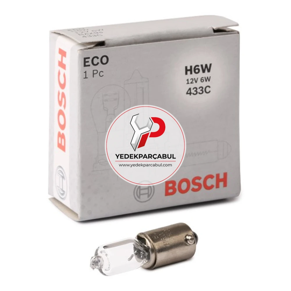 Bosch Ampul H6W Eco 12V 6W