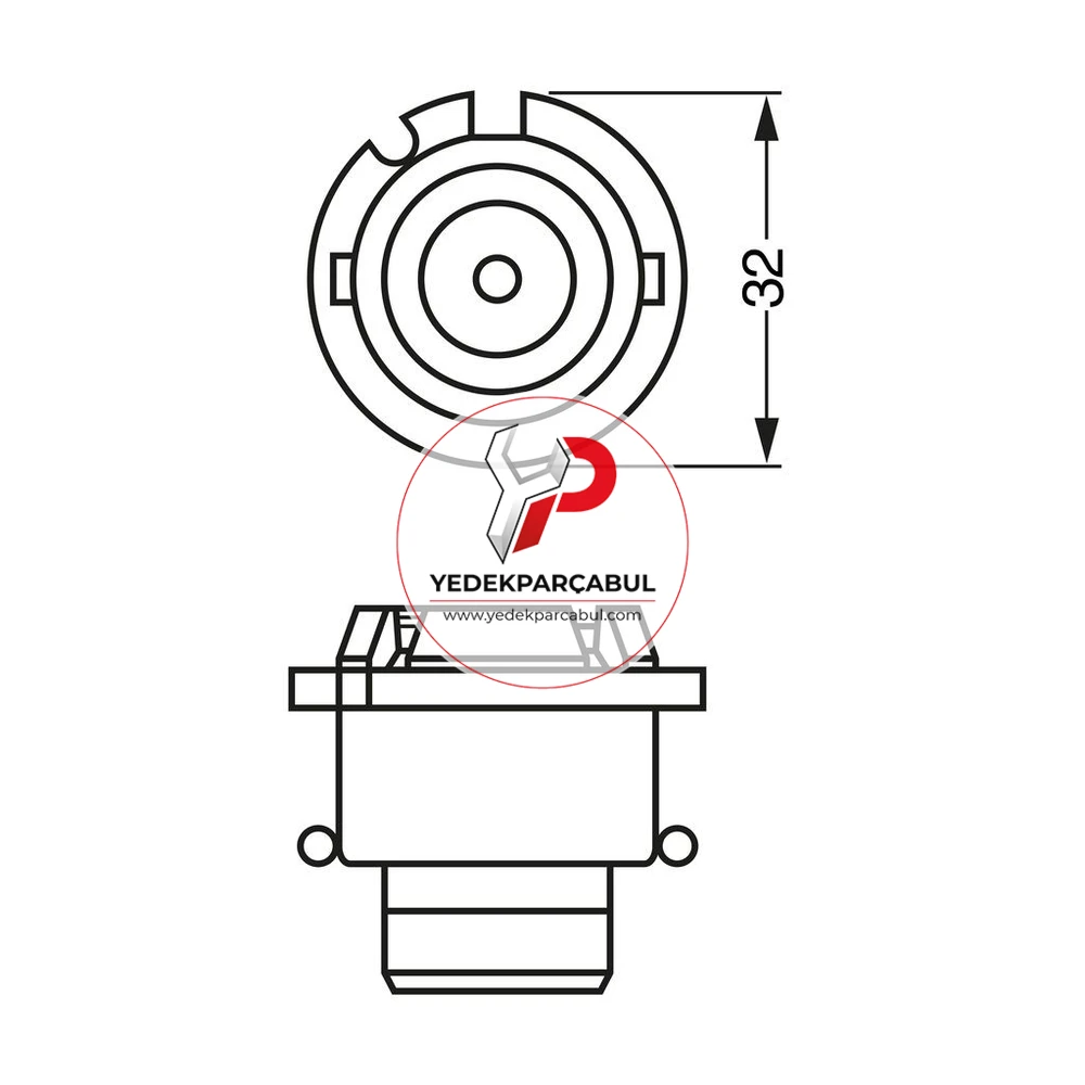 Bosch Xenon Ampul D2S Basic 85V 35W