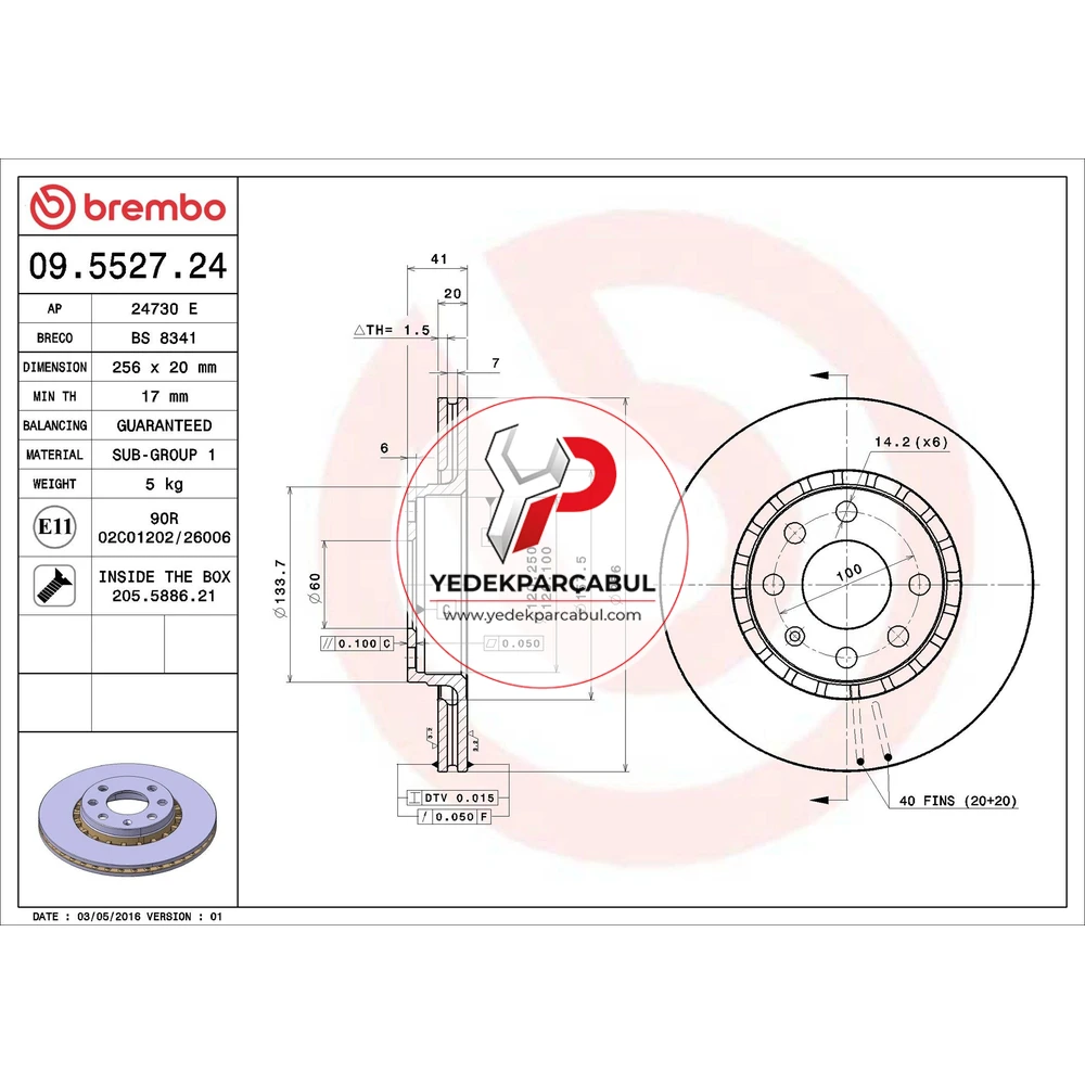 Brembo Ön Fren Aynası