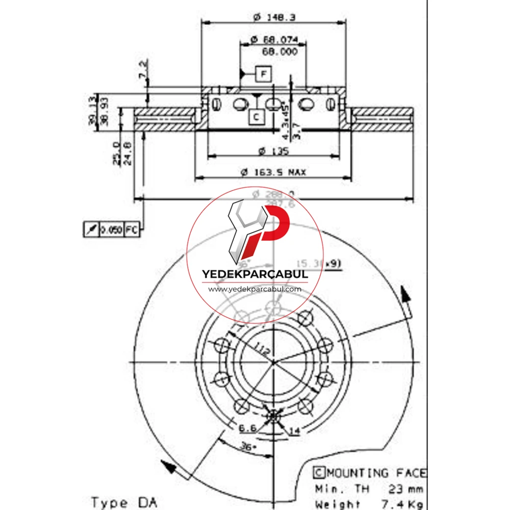 Brembo Ön Fren Aynası