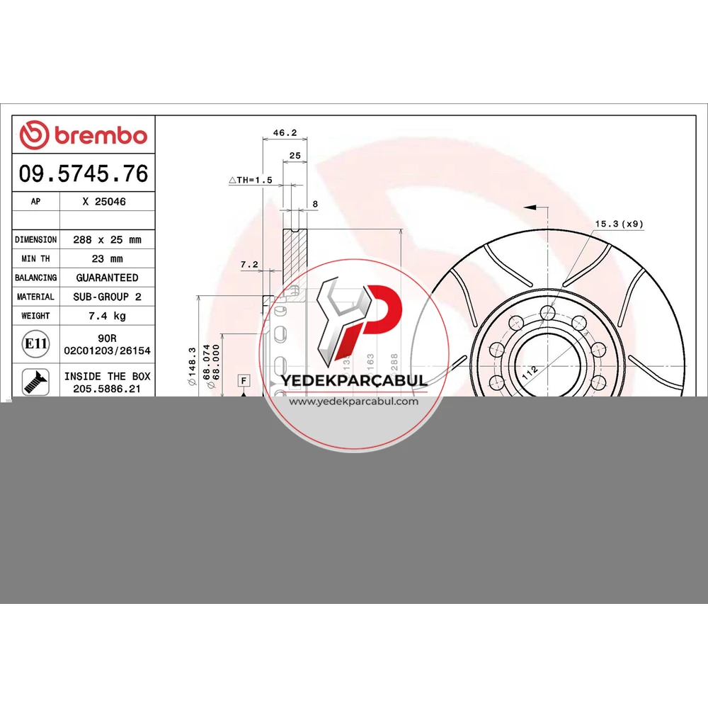 Brembo Ön Fren Aynası