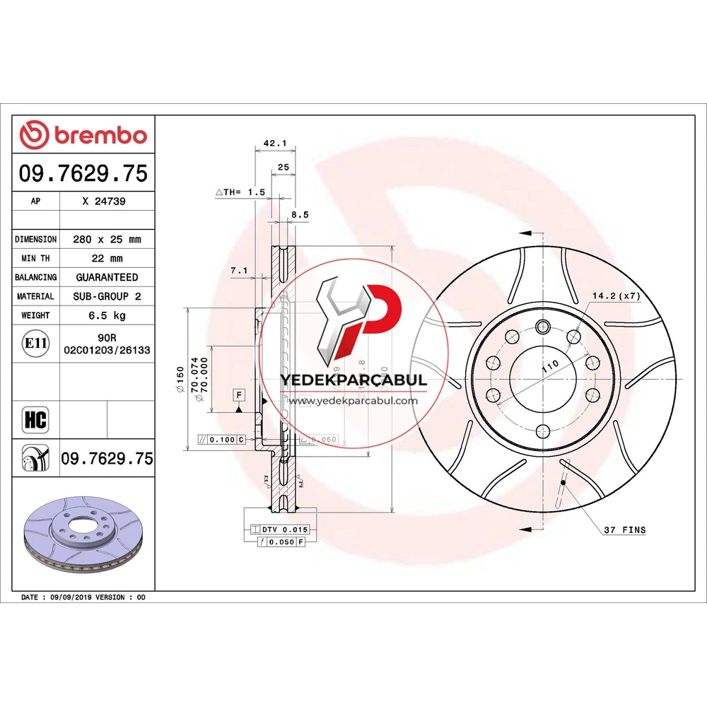 Brembo Ön Fren Aynası