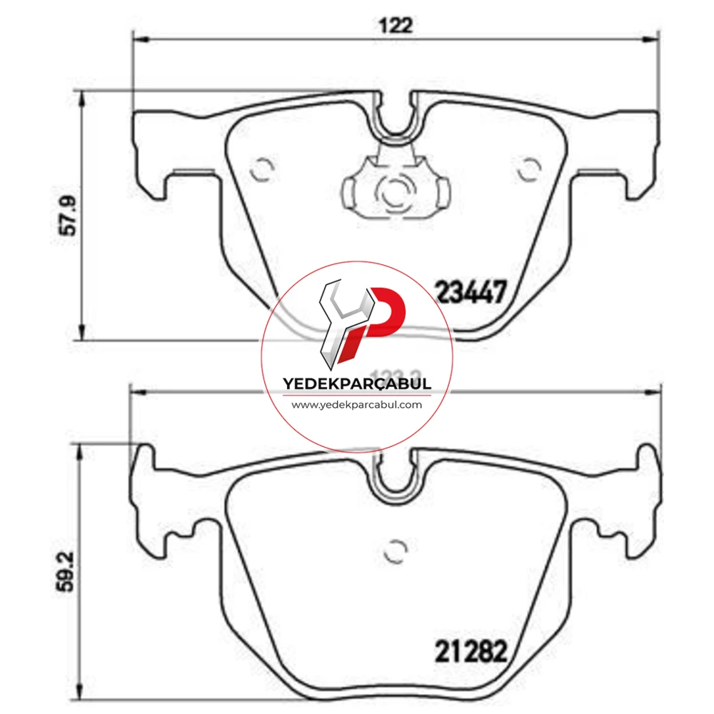 Brembo Arka Fren Balatası