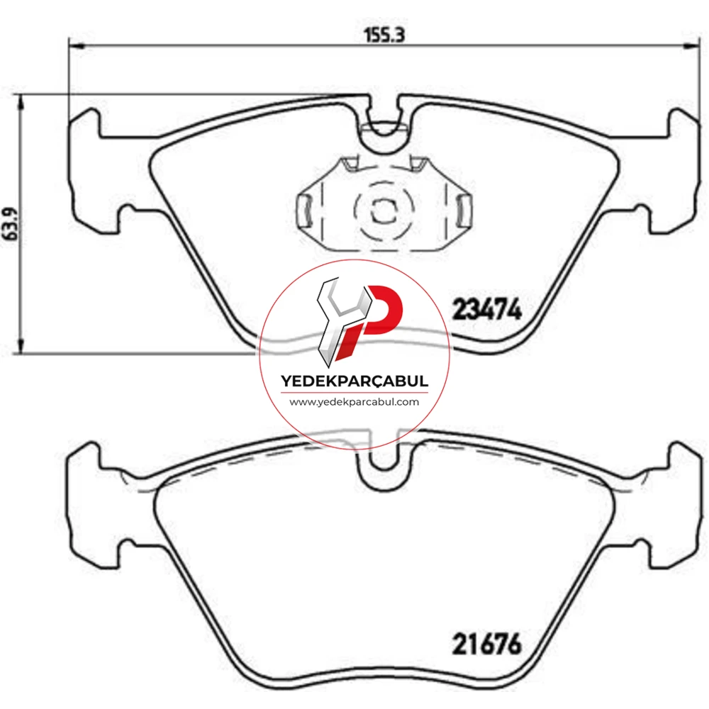 Brembo Ön Fren Balatası