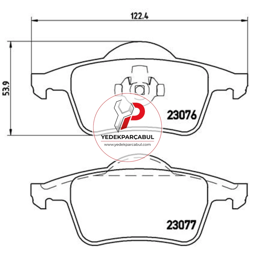 Brembo Arka Balata