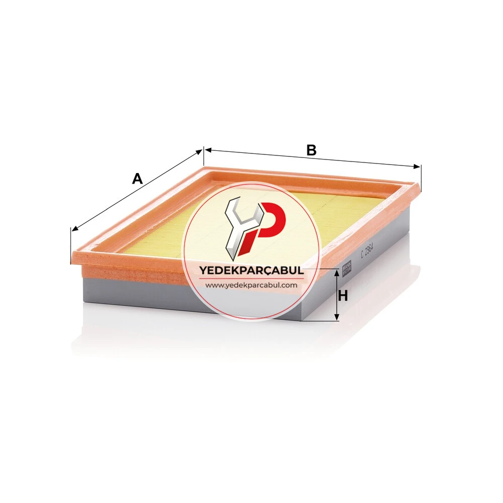 Mann Filter Hava Filtresi Soft Tip Metal Çerçeve