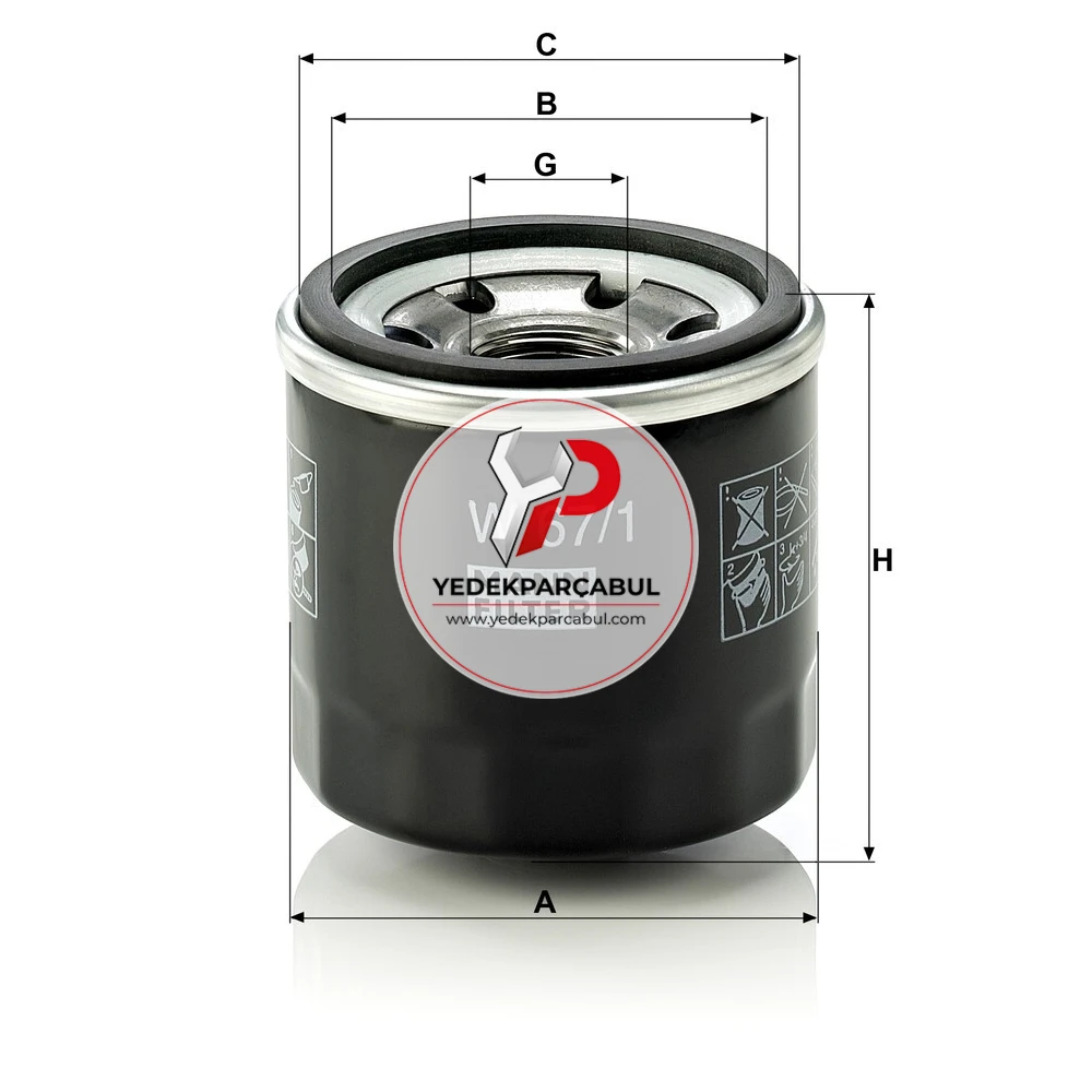 Mann Filter Yag Filtresi