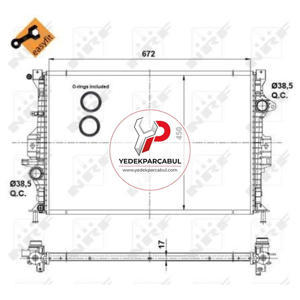 NRF Su Radyatoru Brazing