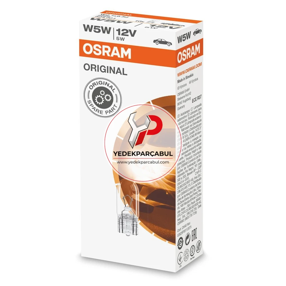 Osram Ampul W5W 12V 5W