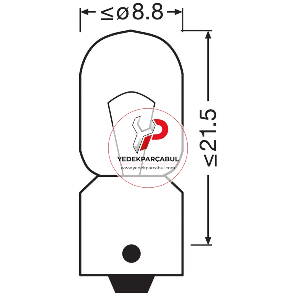 Osram Ampul T4W 12V 4W
