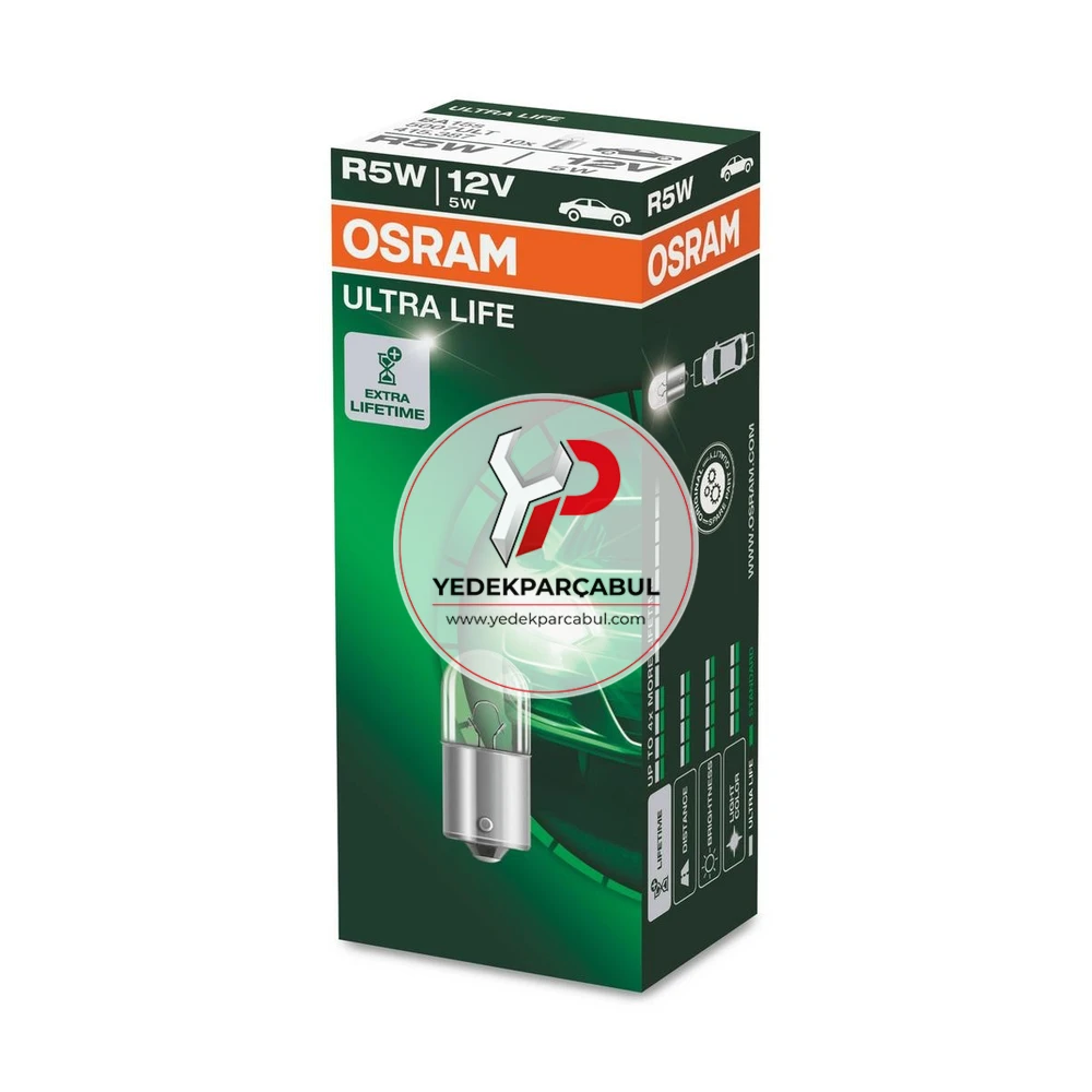Osram Ampül R5W Ultra Life 12V 5W