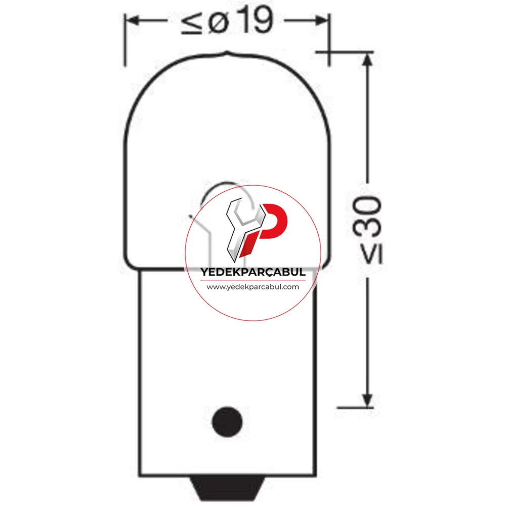 Osram Ampül R10W 12V 10W