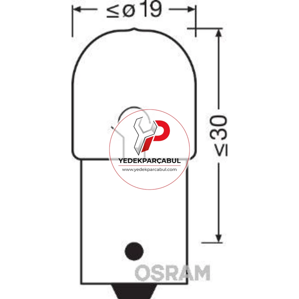 Osram Ampül RY10W 12V 10W