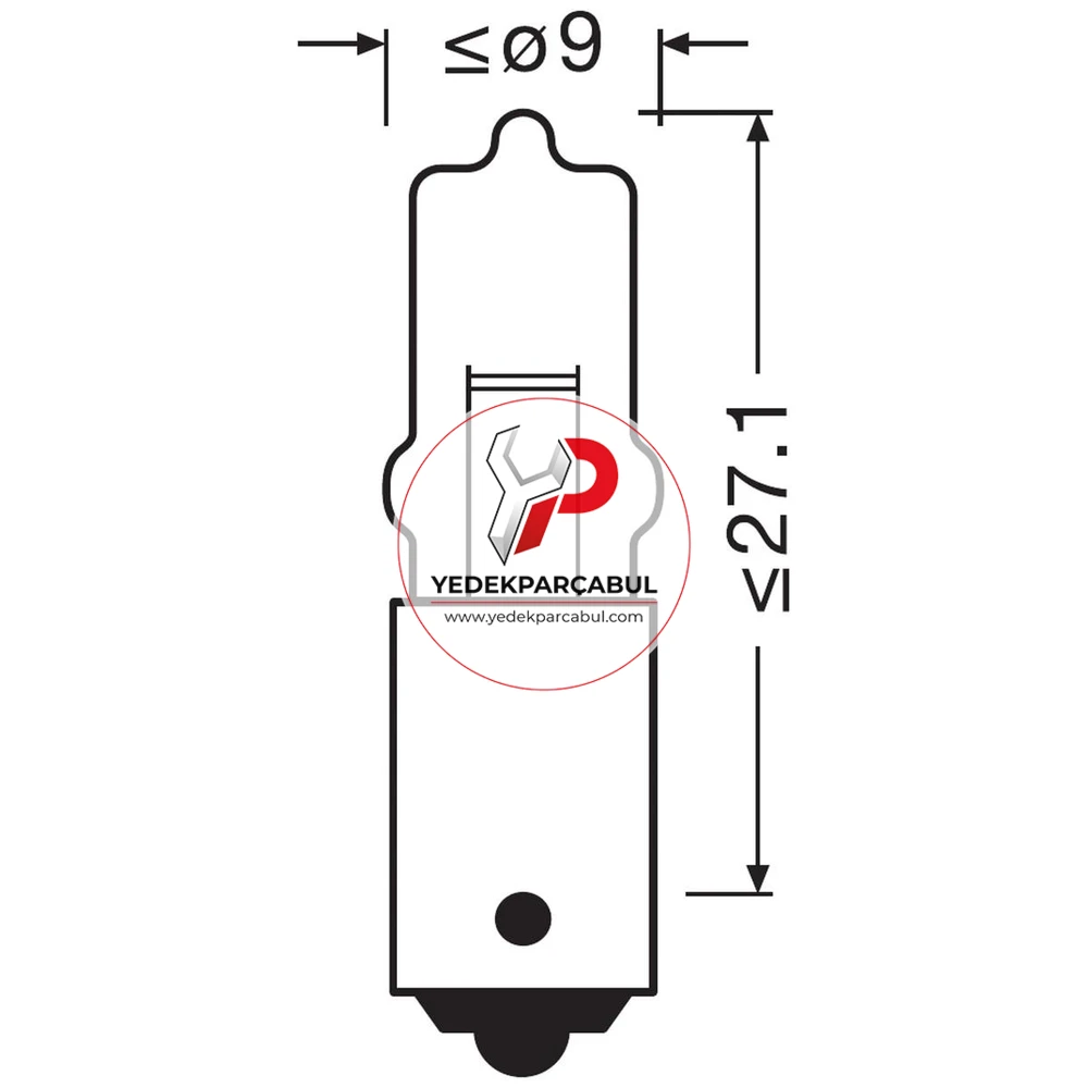 Osram Ampul BA9s 12V 20W