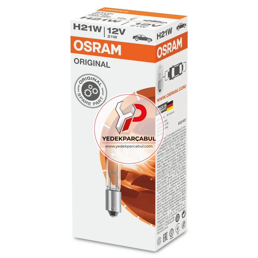 Osram Park Ampulü H21W 12V 21W