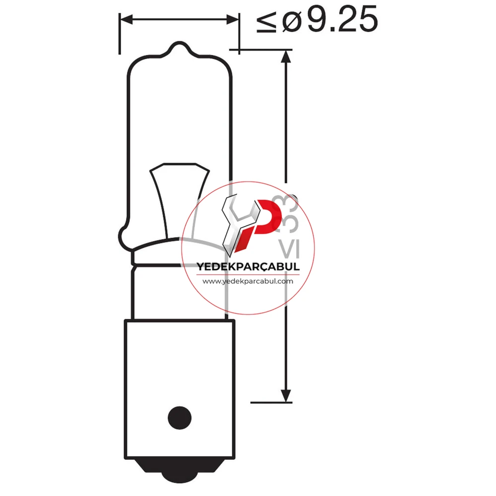 Osram Park Ampulü H21W 12V 21W