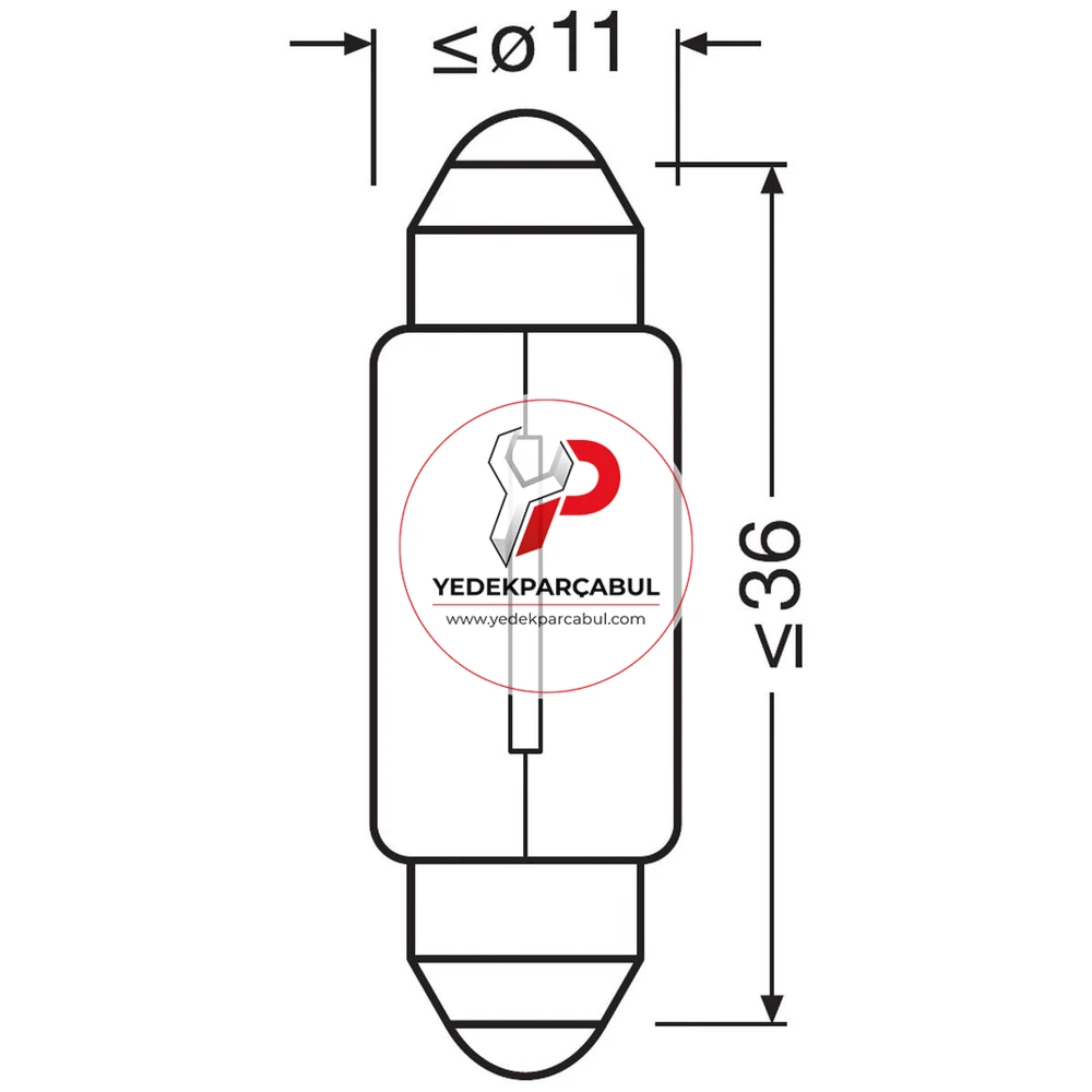 Osram Ampul C5W 12V 5W