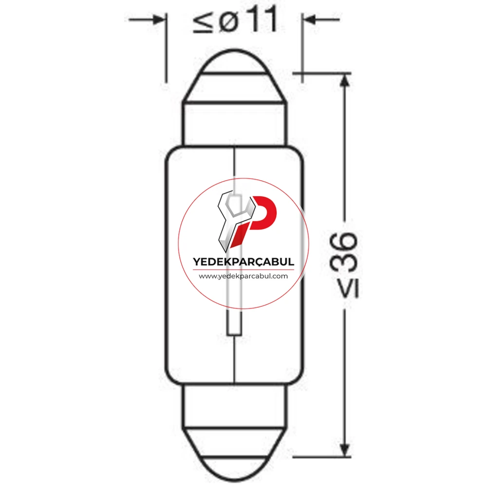 Osram Ampul C5W 12V 5W