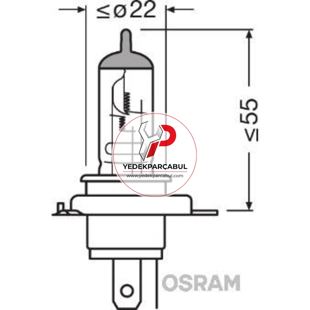 Osram Ampul HS1 12V 35/35W