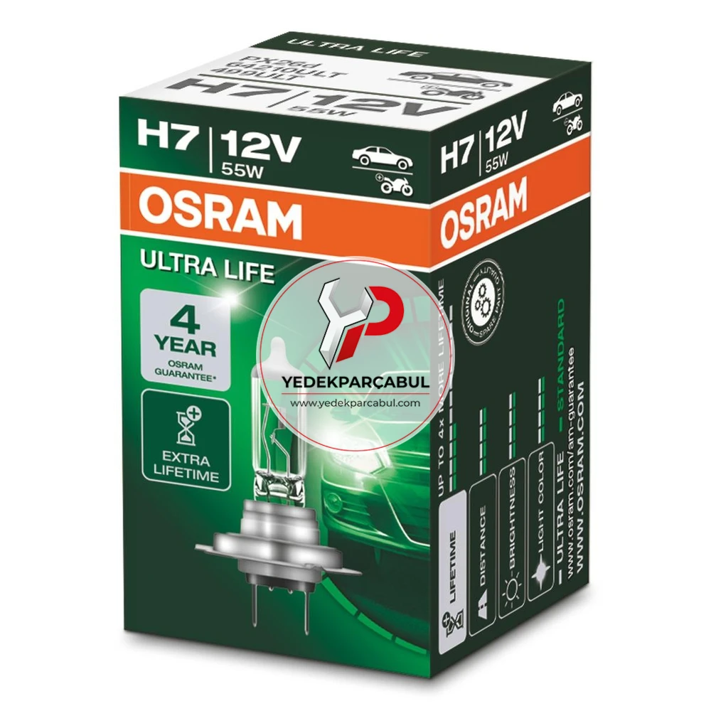 Osram Ampul H7 Ultra Life 12V 55W