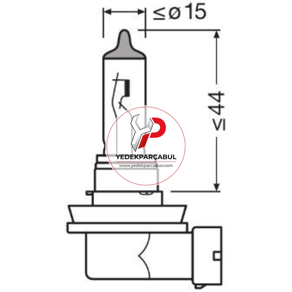 Osram Ampul H11 12V 55W